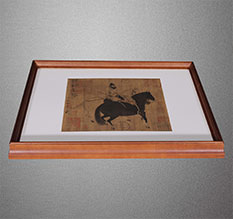 大渡口书画装裱配框服务案例